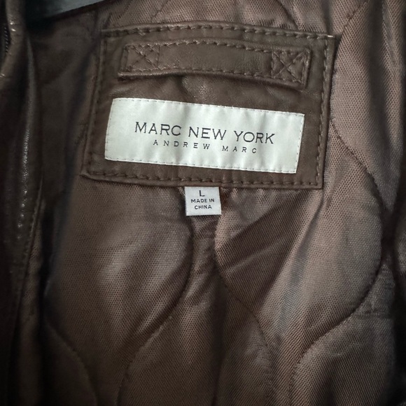 VGUC: Marc by Andrew Marc leather jacket - Picture 4 of 4